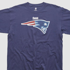 New England Patriots NFL 2000s T-shirt Navy Vintage - Fanatics