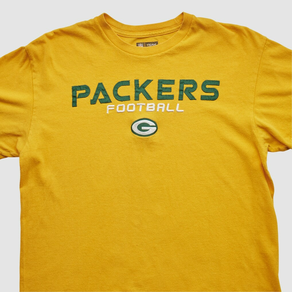 Green Bay Packers NFL 2000s T-shirt Yellow Vintage - Fanatics