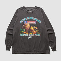 Philadelphia Eagles NFL 2008 Long Sleeve T-shirt Charcoal Vintage - Fanatics