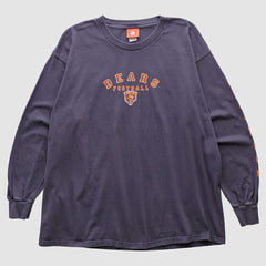 Chicago Bears NFL 2000s Long Sleeve T-shirt Navy Vintage - Fanatics