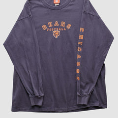 Chicago Bears NFL 2000s Long Sleeve T-shirt Navy Vintage - Fanatics