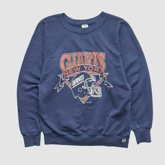 New York Giants Logo Athletic 90s Pullover Sweatshirt Navy Vintage - Fanatics