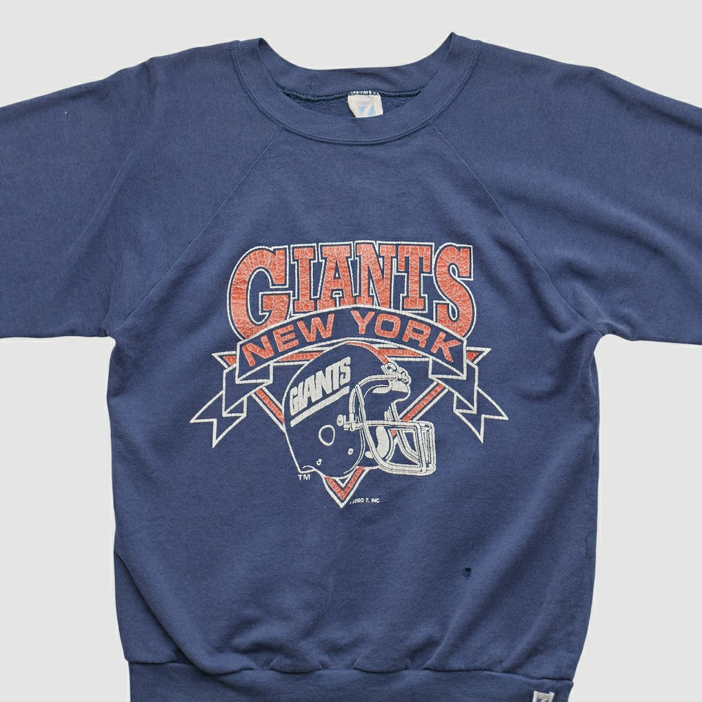 New York Giants Logo Athletic 90s Pullover Sweatshirt Navy Vintage - Fanatics