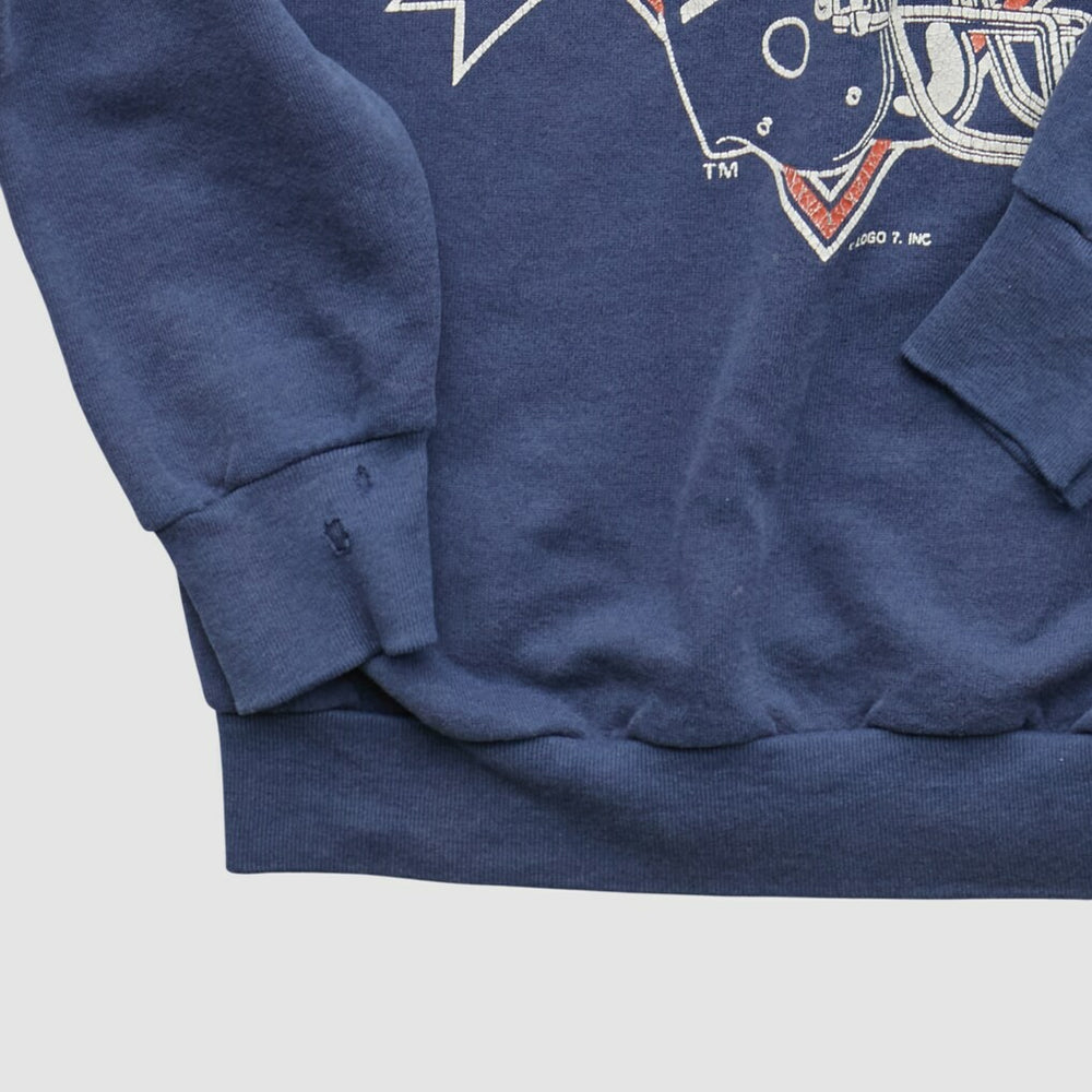 New York Giants Logo Athletic 90s Pullover Sweatshirt Navy Vintage - Fanatics