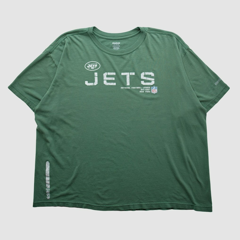 New York Jets Reebok 2000s T-shirt Green Vintage - Fanatics