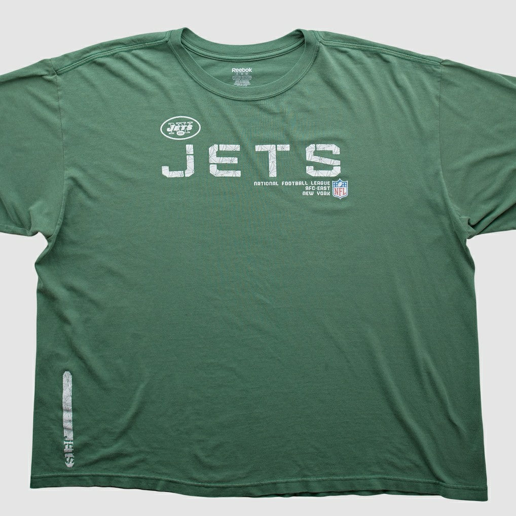 New York Jets Reebok 2000s T-shirt Green Vintage - Fanatics