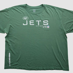New York Jets Reebok 2000s T-shirt Green Vintage - Fanatics
