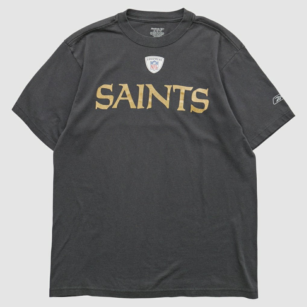 New Orleans Saints Reebok 2000s T-shirt Charcoal Vintage - Fanatics