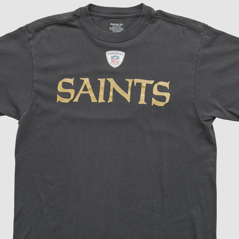 New Orleans Saints Reebok 2000s T-shirt Charcoal Vintage - Fanatics
