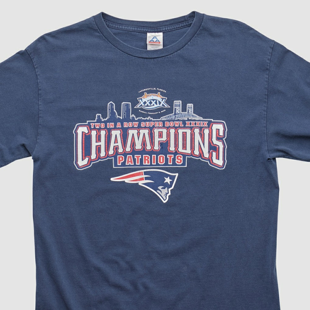 New England Patriots Alstyle 2005 Long Sleeve T-shirt Navy Vintage - Fanatics