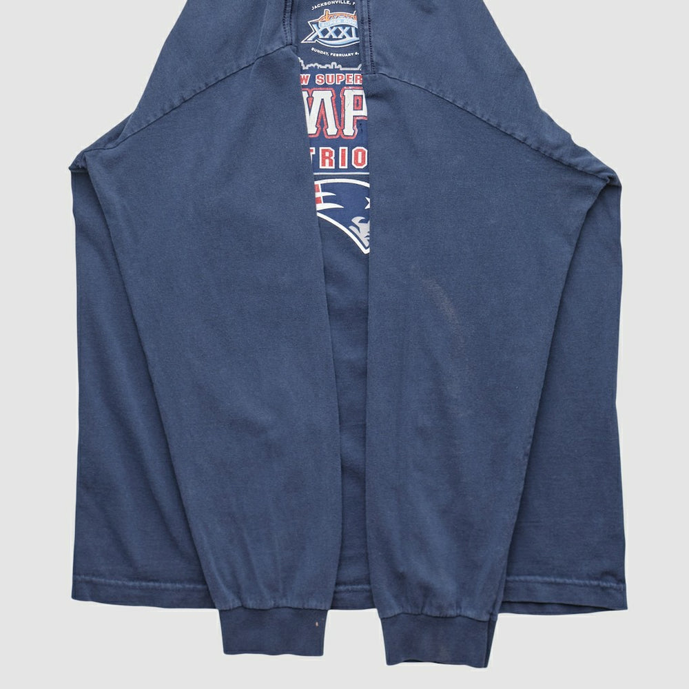 New England Patriots Alstyle 2005 Long Sleeve T-shirt Navy Vintage - Fanatics