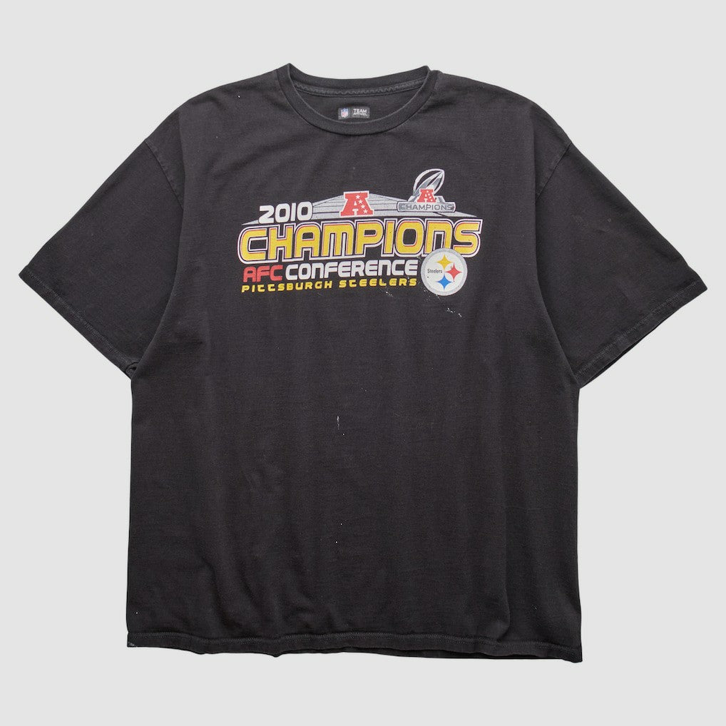 Pittsburgh Steelers NFL 2010 T-shirt Black Vintage - Fanatics
