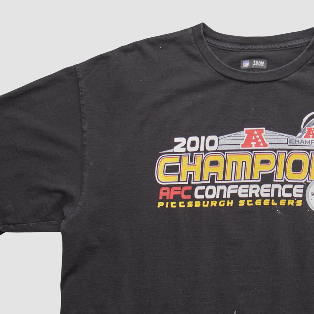 Pittsburgh Steelers NFL 2010 T-shirt Black Vintage - Fanatics