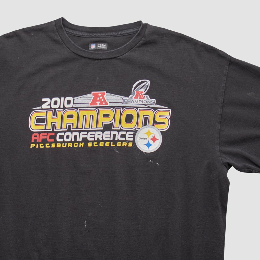 Pittsburgh Steelers NFL 2010 T-shirt Black Vintage - Fanatics