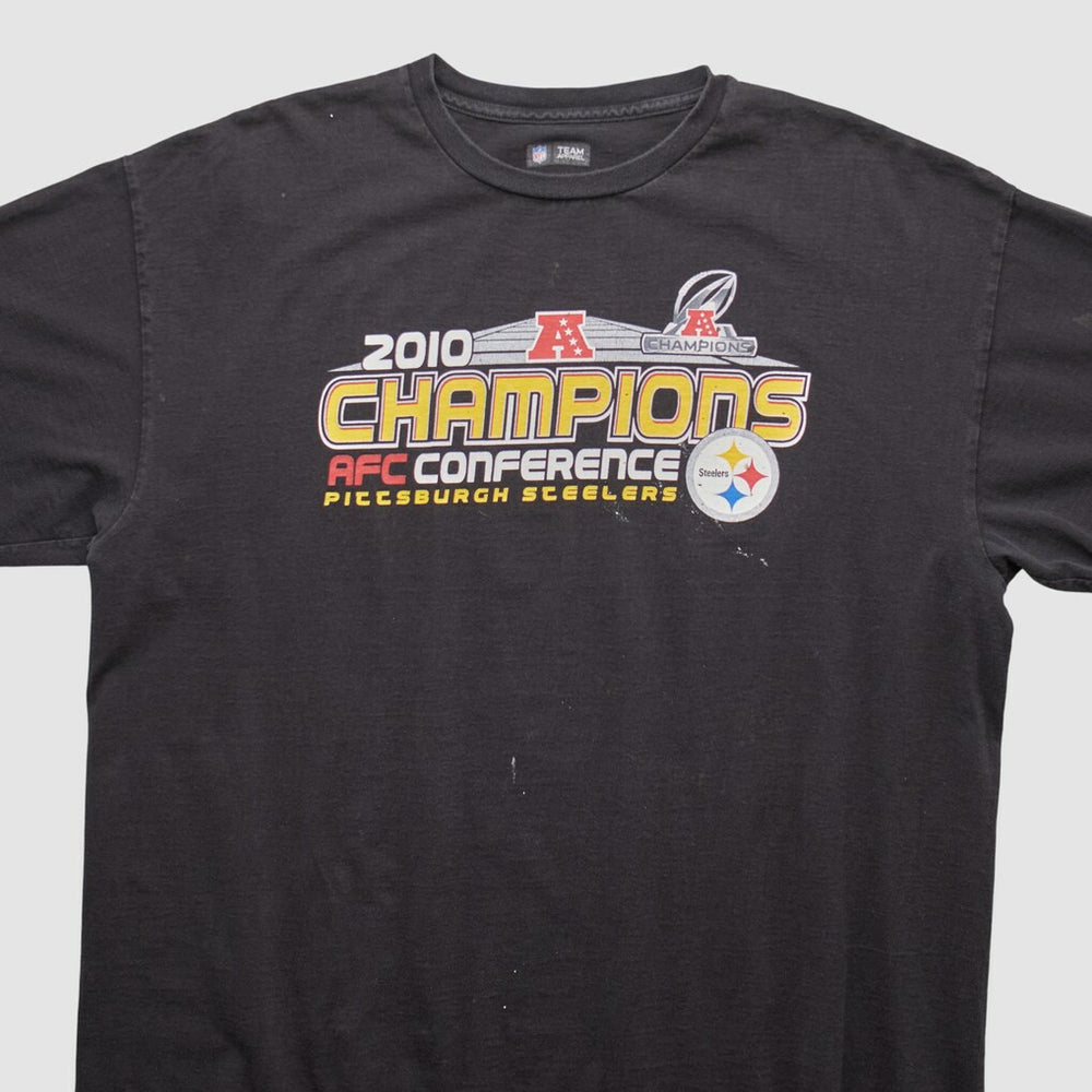 Pittsburgh Steelers NFL 2010 T-shirt Black Vintage - Fanatics