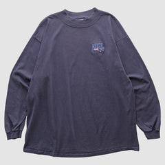 New England Patriots NFL 2000s Long Sleeve T-shirt Navy Vintage - Fanatics