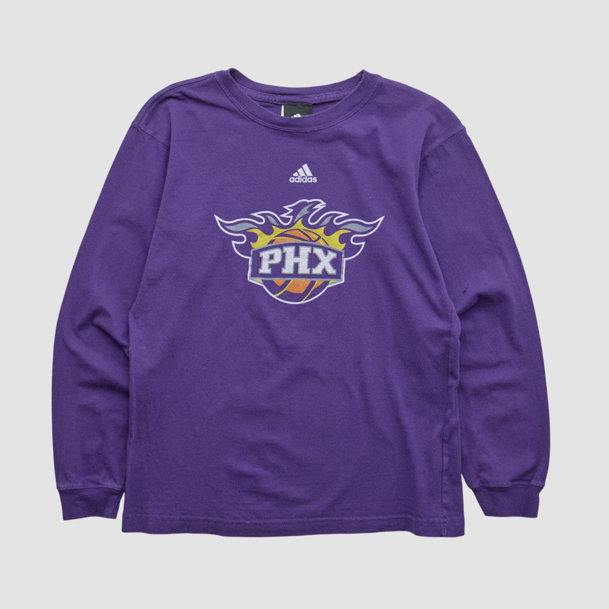 Adidas - Phoenix Suns 2010s Long Sleeve T-shirt - Purple Vintage