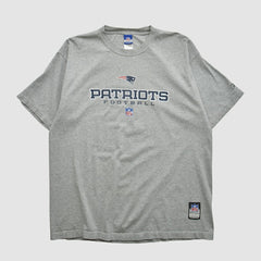 New England Patriots Reebok 2000s T-shirt Heather Gray Vintage - Fanatics