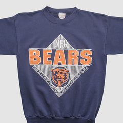 Chicago Bears Tultex 90s Pullover Sweatshirt Navy Vintage - Fanatics
