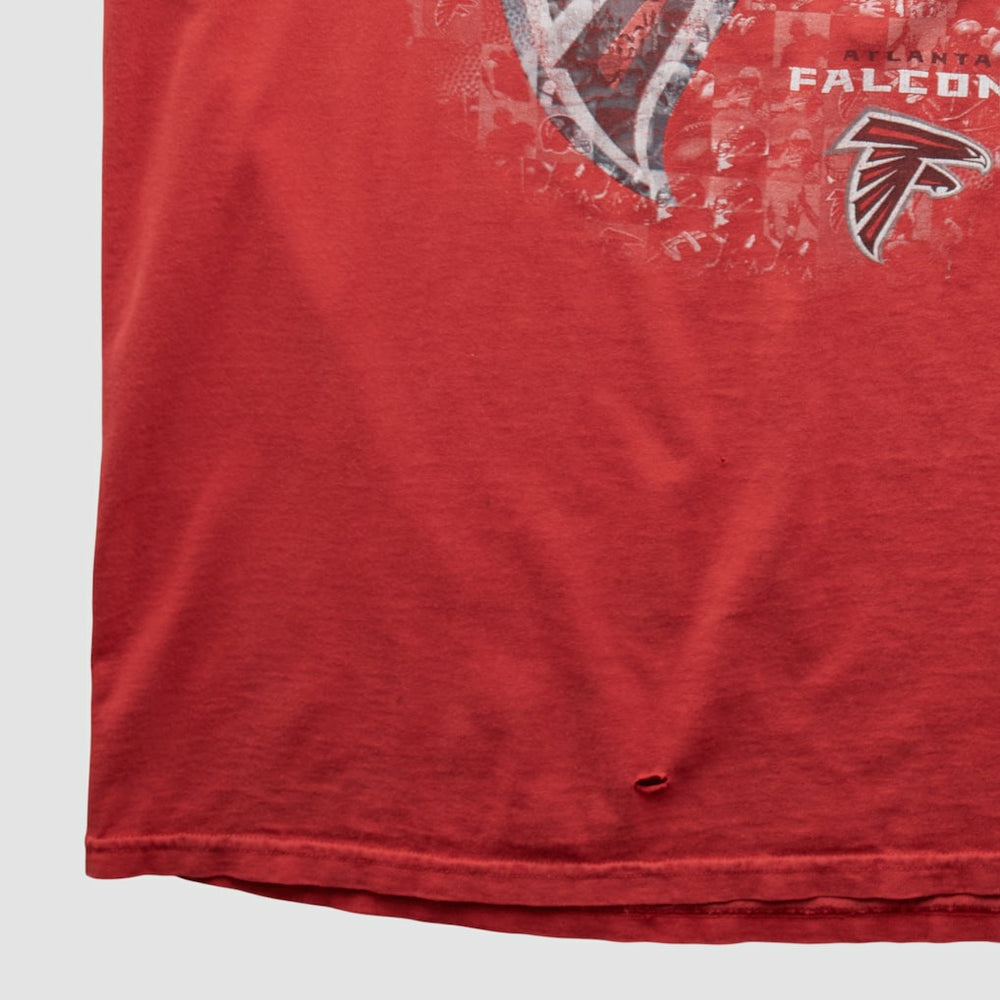 Atlanta Falcons NFL 2000s T-shirt Red Vintage - Fanatics