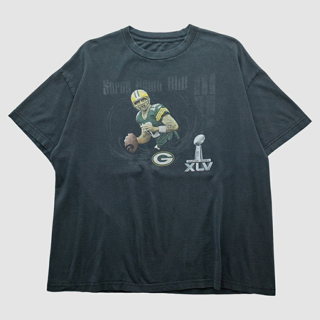 Green Bay Packers Reebok 2011 T-shirt Charcoal Vintage - Fanatics