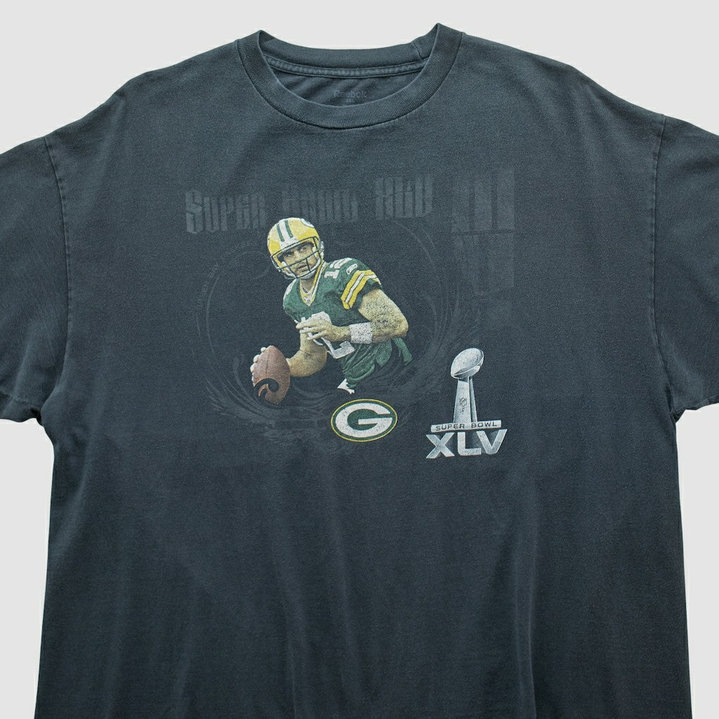 Green Bay Packers Reebok 2011 T-shirt Charcoal Vintage - Fanatics