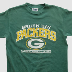Green Bay Packers Lee Apparel 90s T-shirt Green Vintage - Fanatics
