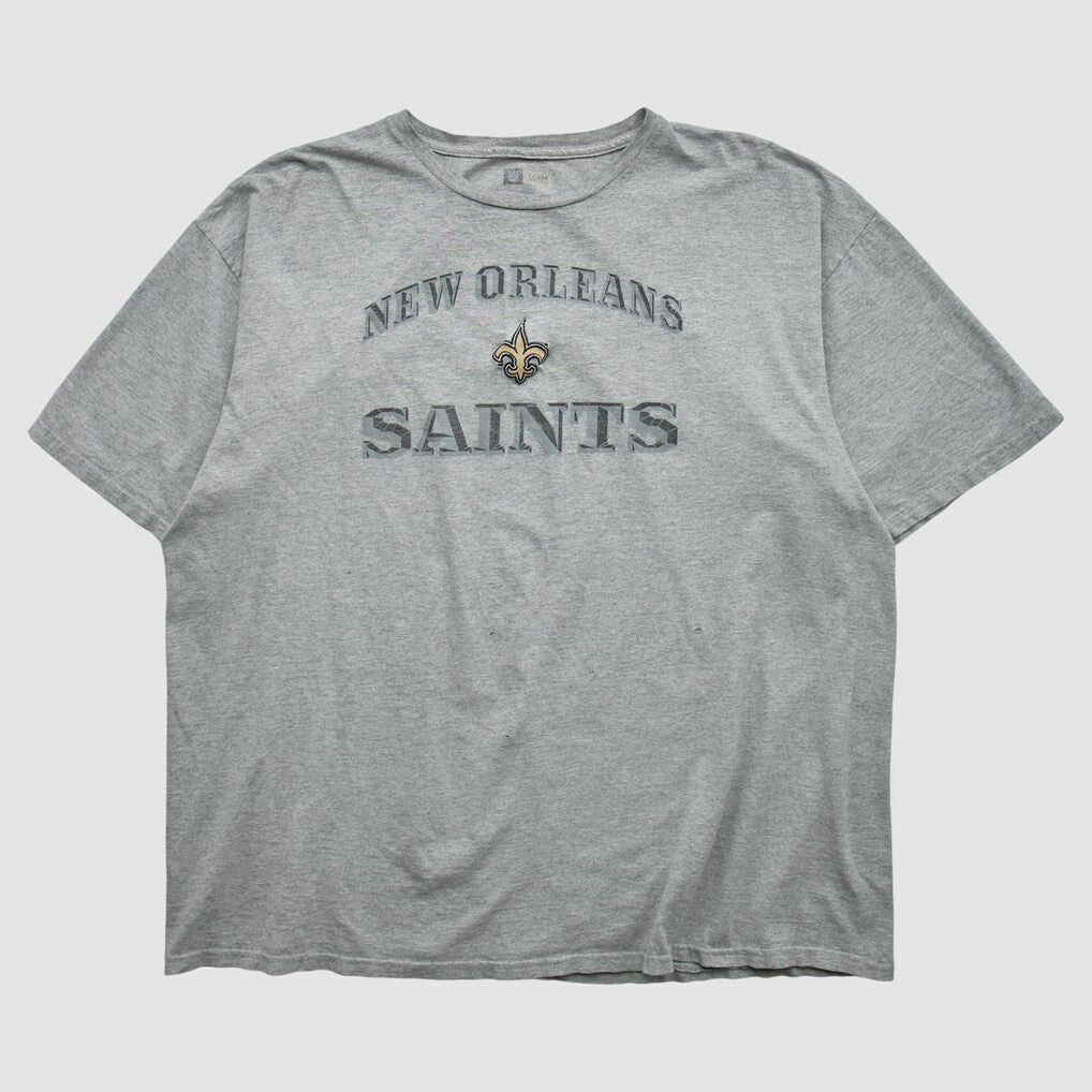 New Orleans Saints NFL 2000s T-shirt Heather Gray Vintage - Fanatics