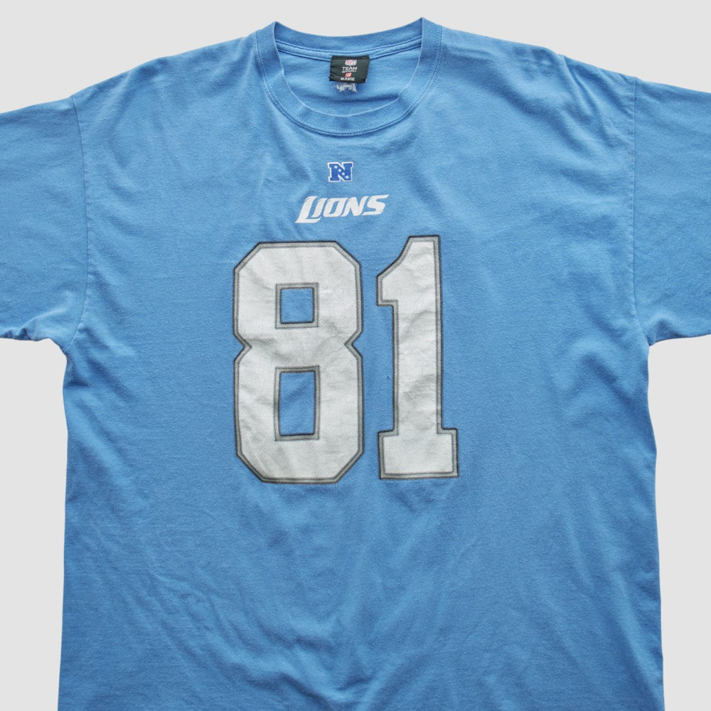 Detroit Lions NFL 2010s T-shirt Light Blue Vintage - Fanatics