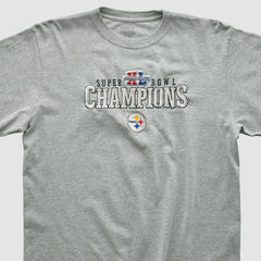 Pittsburgh Steelers Reebok 2006 Long Sleeve T-shirt Gray Vintage - Fanatics
