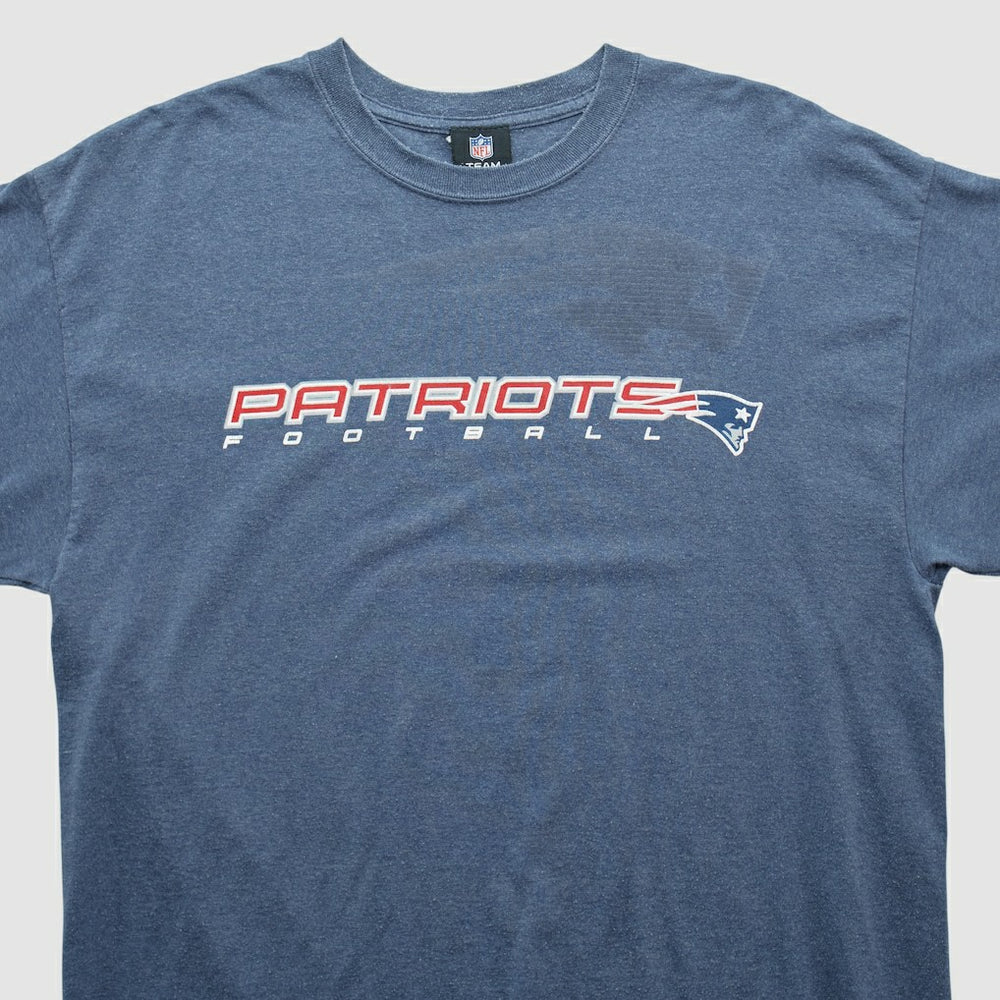 New England Patriots NFL 2010s T-shirt Blue Vintage - Fanatics
