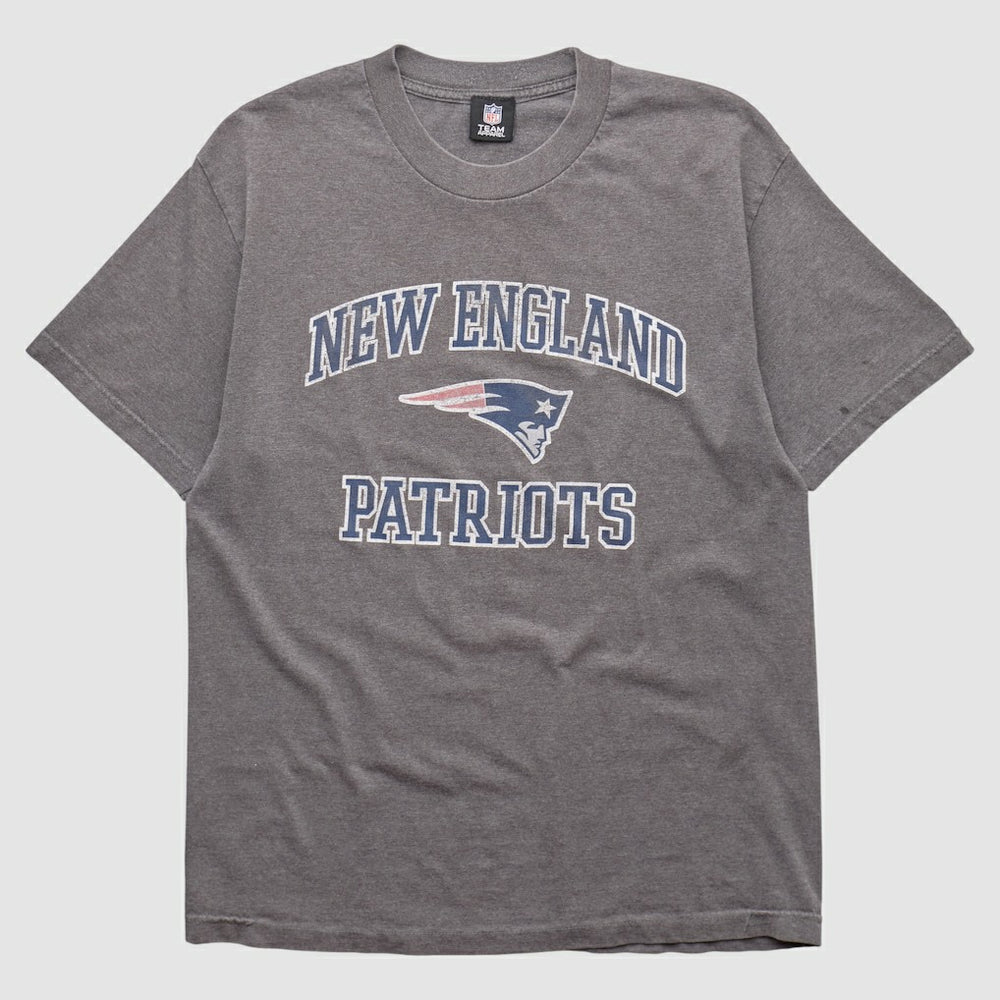 New England Patriots NFL 2010s T-shirt Heather Gray Vintage - Fanatics