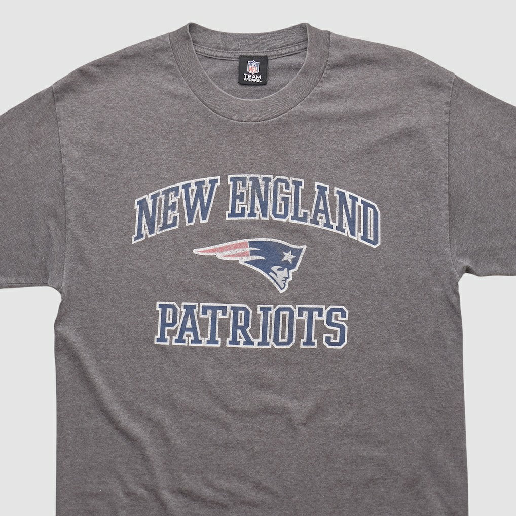 New England Patriots NFL 2010s T-shirt Heather Gray Vintage - Fanatics