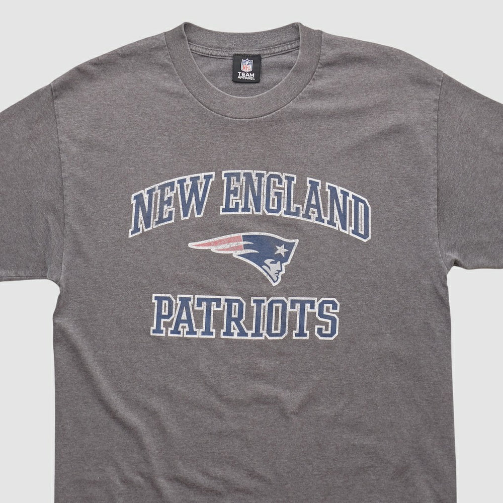 New England Patriots NFL 2010s T-shirt Heather Gray Vintage - Fanatics
