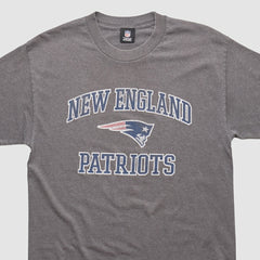 New England Patriots NFL 2010s T-shirt Heather Gray Vintage - Fanatics
