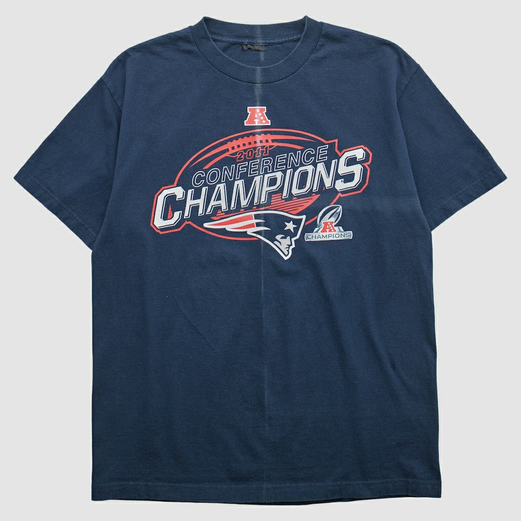 New England Patriots 2011 T-shirt Navy Vintage - Fanatics