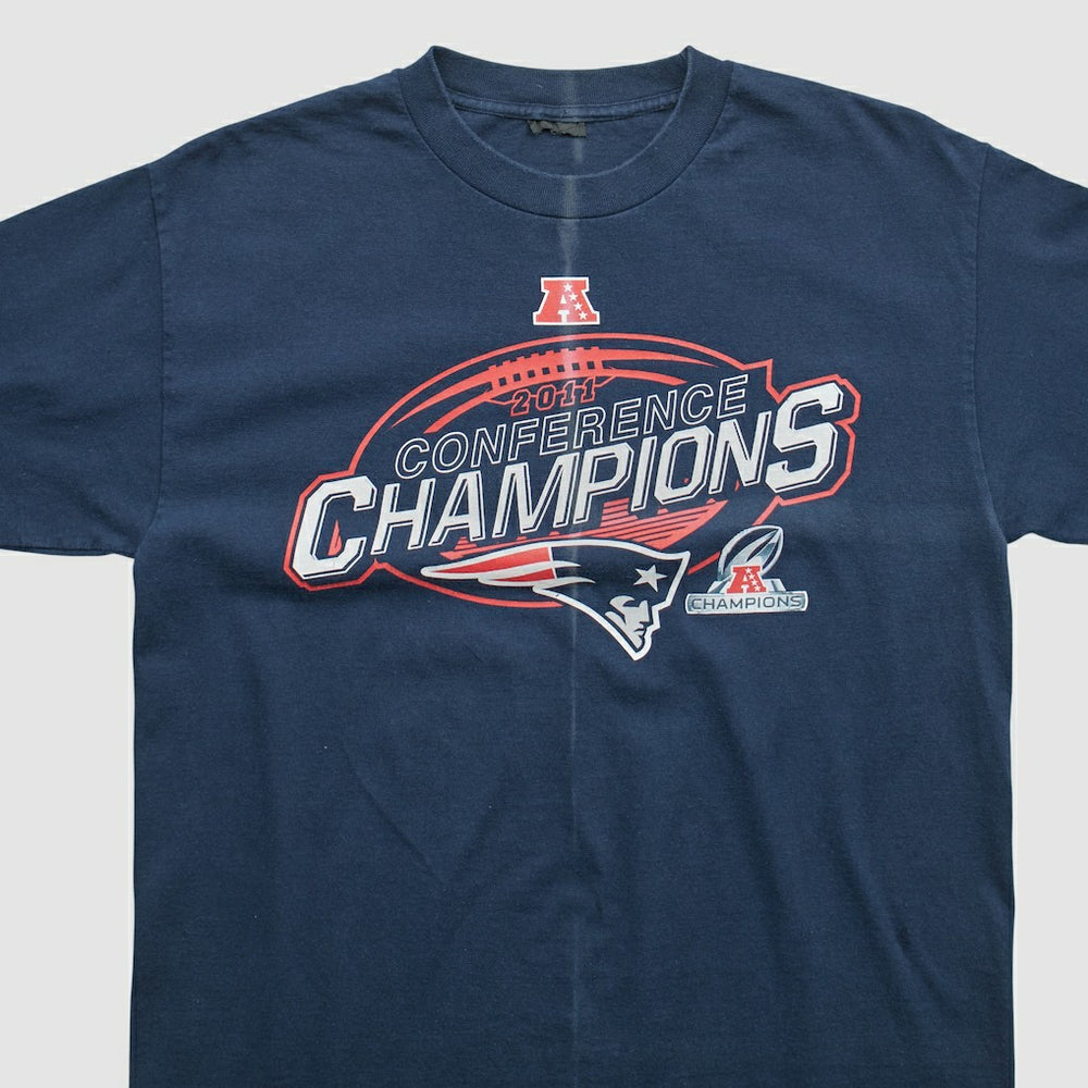 New England Patriots 2011 T-shirt Navy Vintage - Fanatics