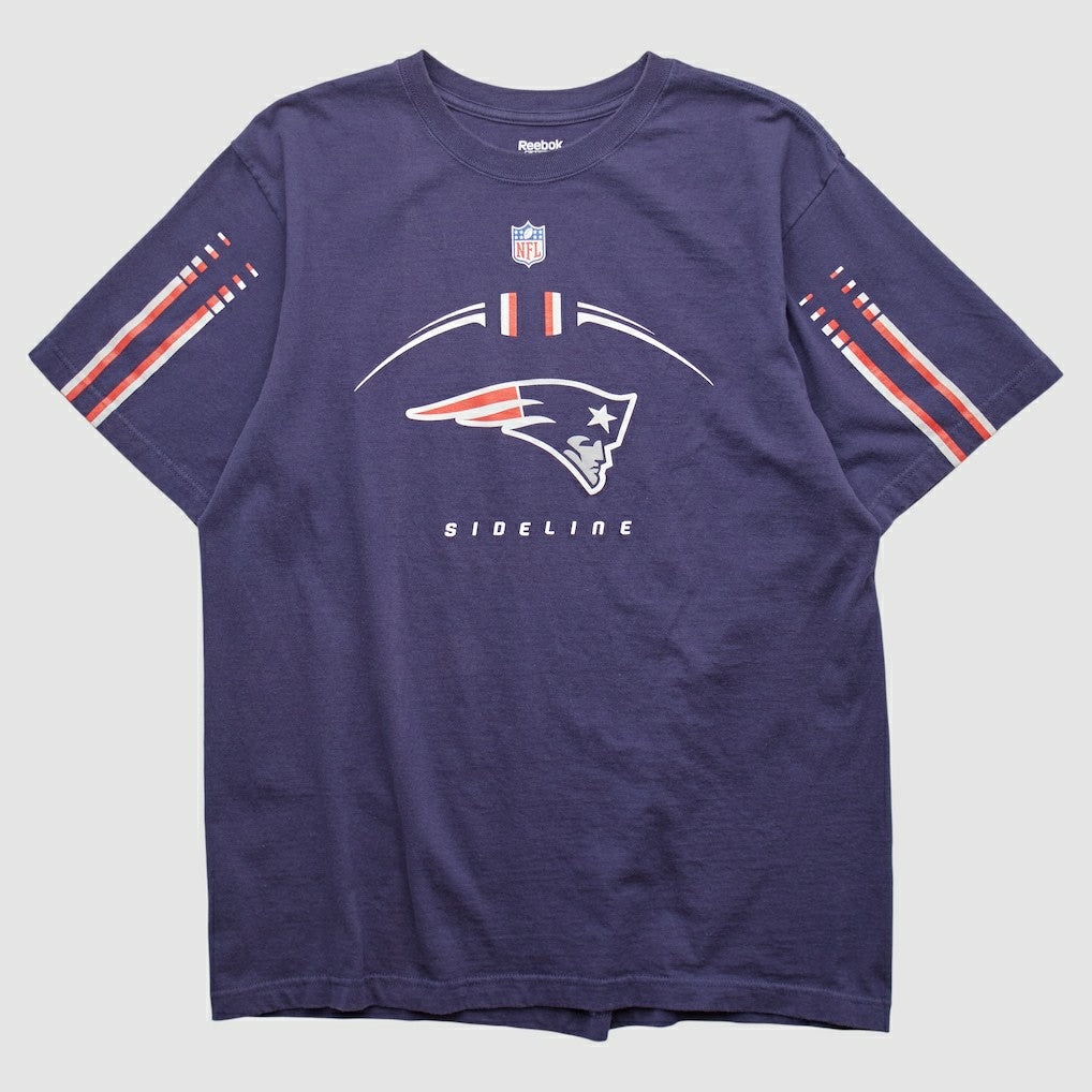 New England Patriots Reebok 2000s T-shirt Navy Vintage - Fanatics