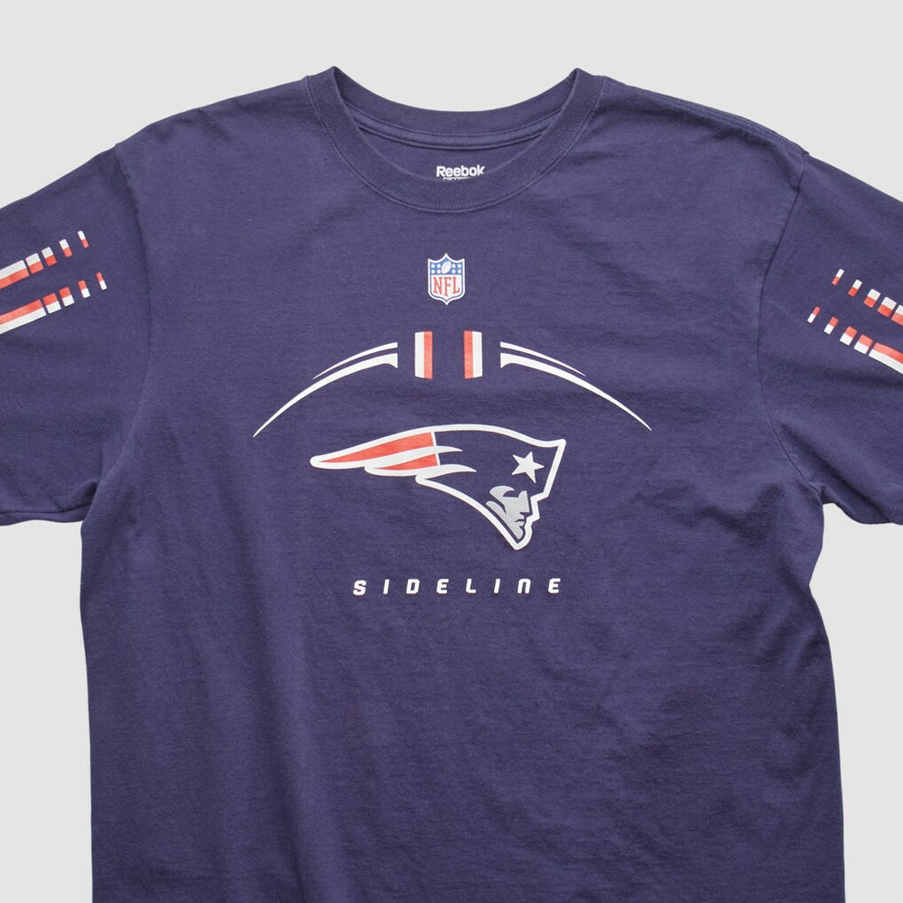 New England Patriots Reebok 2000s T-shirt Navy Vintage - Fanatics