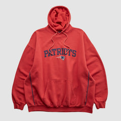 New England Patriots NFL 2000s Hooded Pullover Sweatshirt Red Vintage - Fanatics