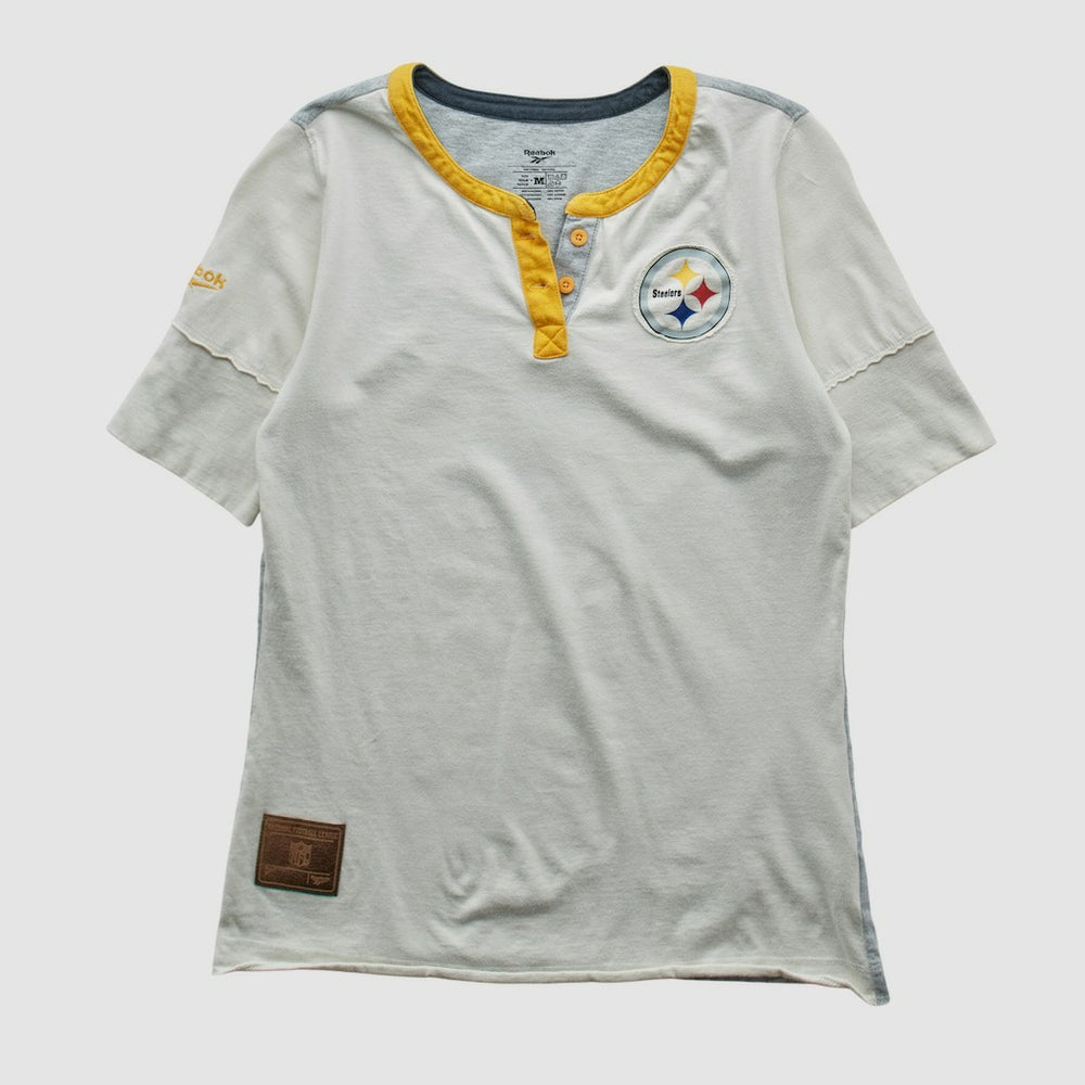 Pittsburgh Steelers Reebok 2000s T-shirt White Vintage - Fanatics