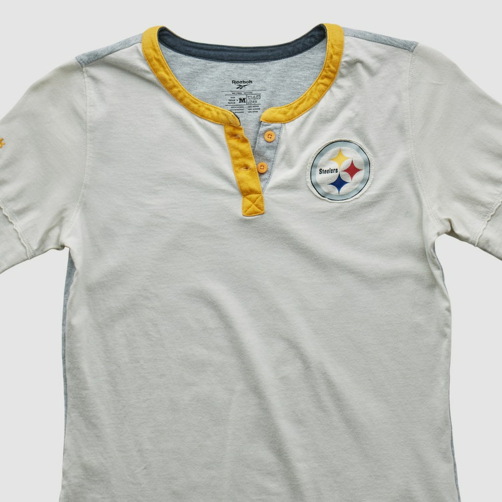 Pittsburgh Steelers Reebok 2000s T-shirt White Vintage - Fanatics