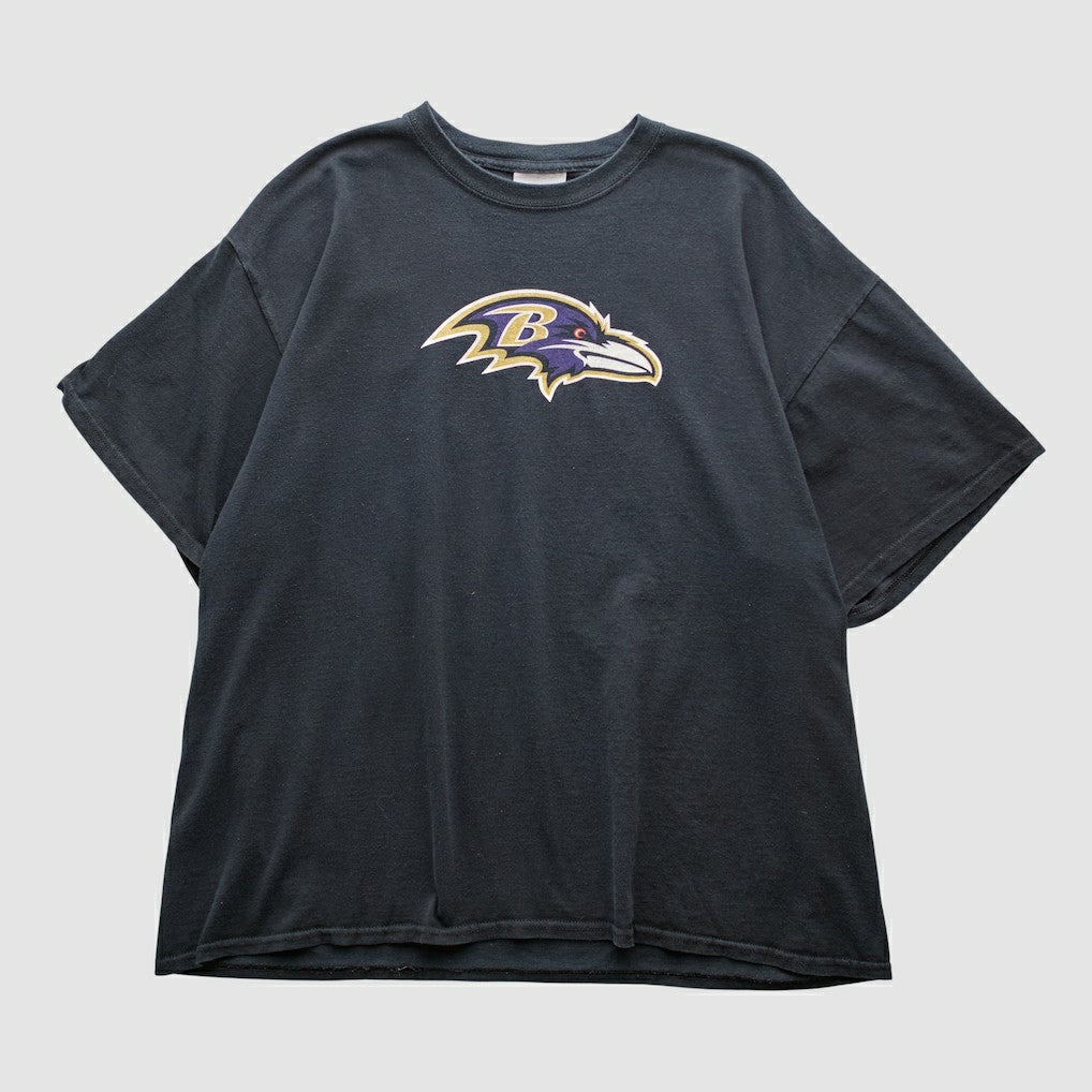 Baltimore Ravens Reebok 2000s T-shirt Black Vintage - Fanatics