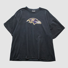 Baltimore Ravens Reebok 2000s T-shirt Black Vintage - Fanatics