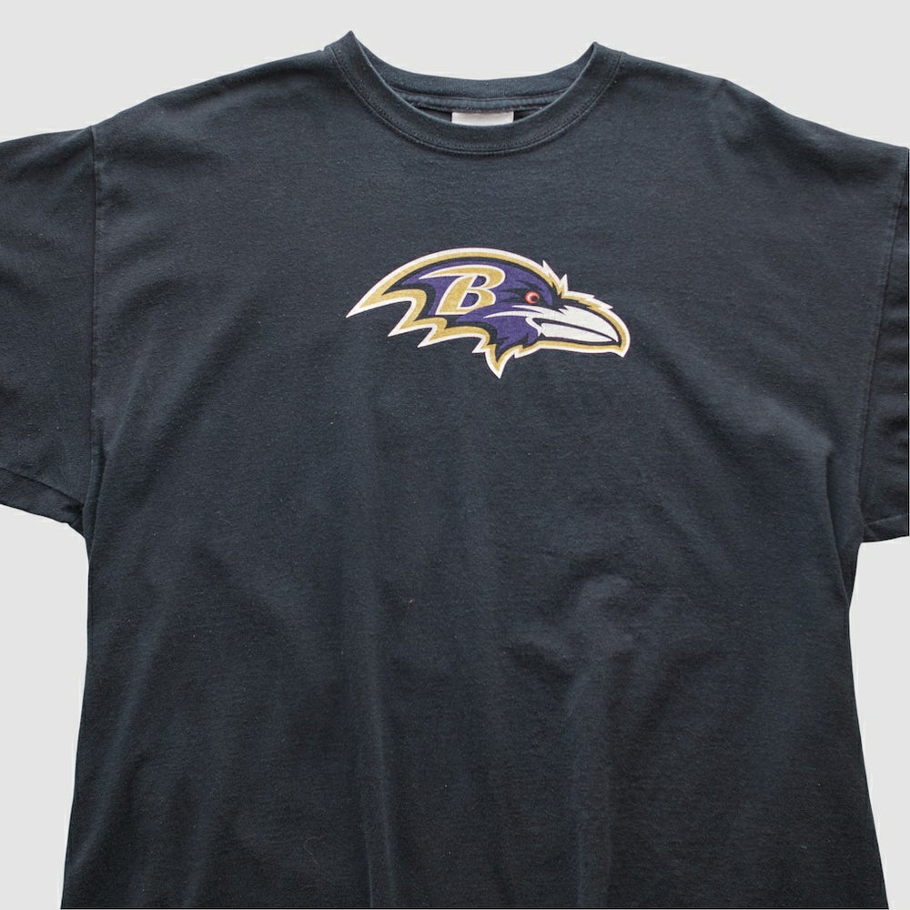Baltimore Ravens Reebok 2000s T-shirt Black Vintage - Fanatics