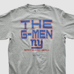 New York Giants NFL 2010s Long Sleeve T-shirt Heather Gray Vintage - Fanatics