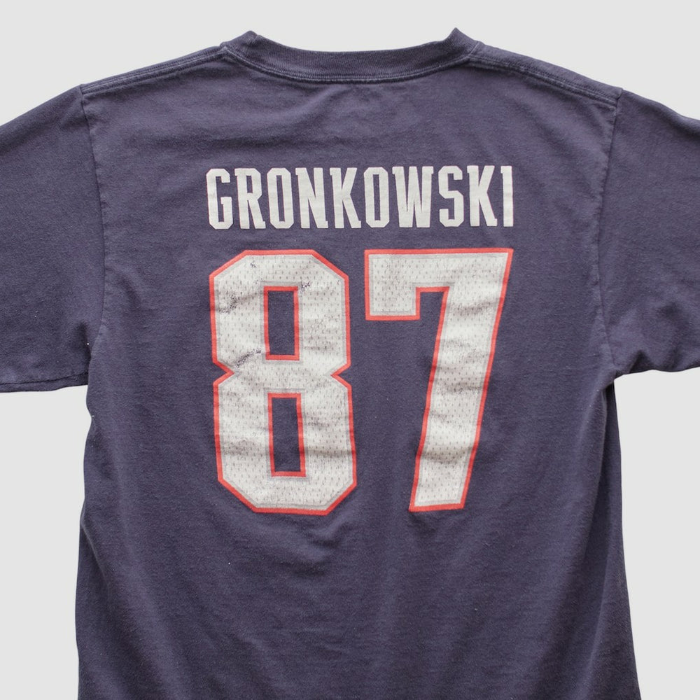 New England Patriots Reebok 2000s T-shirt Navy Vintage - Fanatics