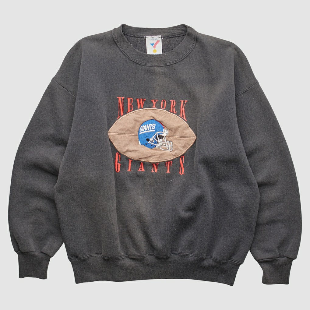 New York Giants Artex Sportswear 90s Pullover Sweatshirt Charcoal Vintage - Fanatics
