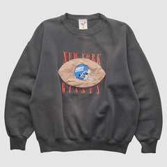 New York Giants Artex Sportswear 90s Pullover Sweatshirt Charcoal Vintage - Fanatics