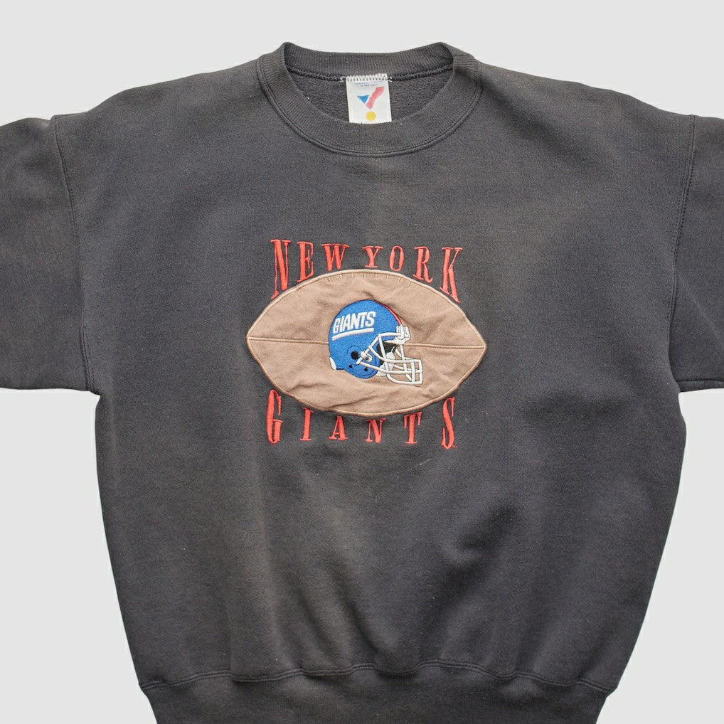 New York Giants Artex Sportswear 90s Pullover Sweatshirt Charcoal Vintage - Fanatics